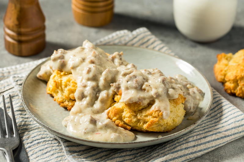 biscuits and gravy