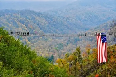 gatlinburg skybridge is one of the best things to do in Gatlinburg TN